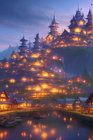 Enchanted Twilight Village ✨🏰