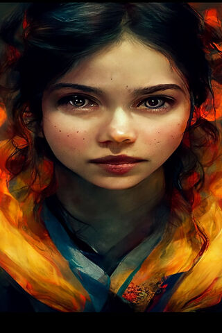 Fiery Gaze 🔥✨