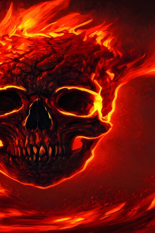 Fiery Skull of Doom 🔥💀