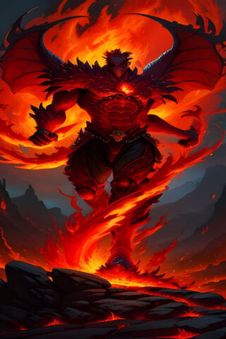 Fiery Fury: The Infernal Warrior 🔥