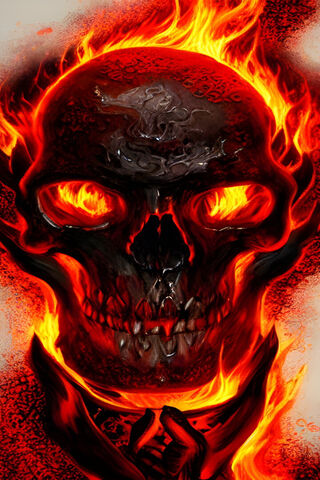 Fiery Skull of Doom 🔥💀
