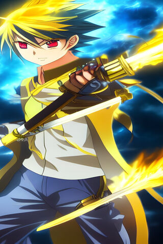 Fiery Warrior in Action! 🔥⚔️