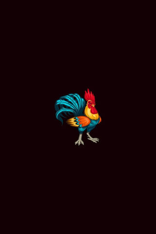 Colorful Rooster Illustration 🐔🎨