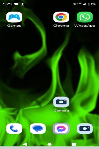 Mystical Green Flames: ..