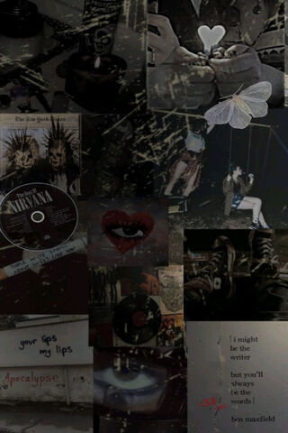 Dark Aesthetic Collage ..