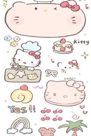 Cute Hello Kitty Doodles 🌸✨