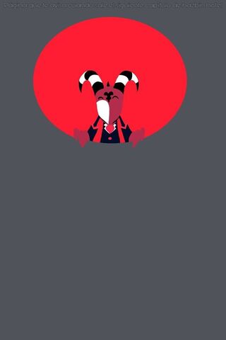 Spooky Goat in the Moon..