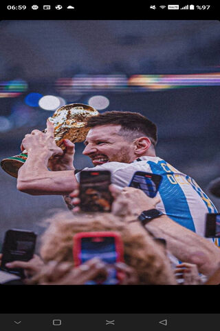 Messi's Triumph: A Mome..