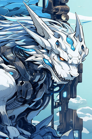 Futuristic Dragon Guard..