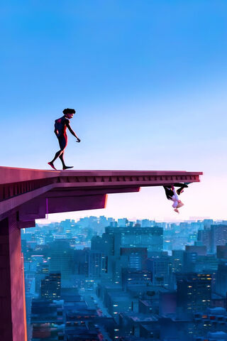 A Leap of Faith: Miles and Gwen's Adventure 🌆🕷️