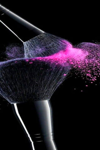 Vibrant Makeup Brush Magic