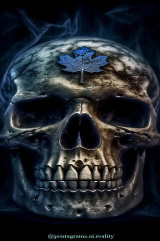 Maple Leafs Skull 01