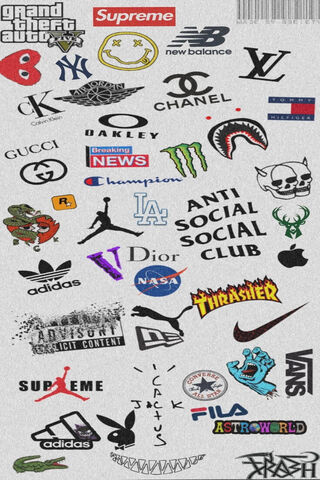 Trendy Logo Collage 🎨🛍️