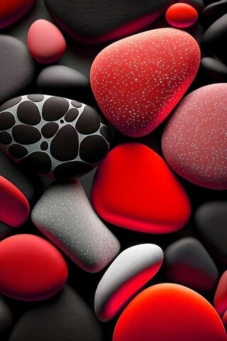 Neon Colorful Stones