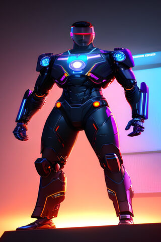 Futuristic Cyber Warrio..