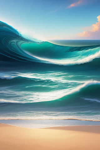 Majestic Ocean Waves 🌊✨
