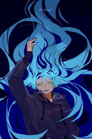 Mystical Blue Hair Vibes 🌌✨