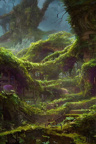 Overgrown Elf Village