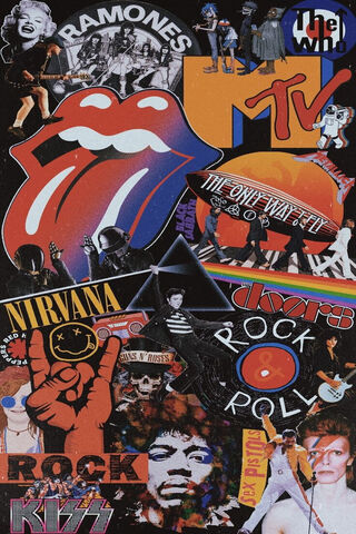 Rock 'n' Roll Collage 🎸✨