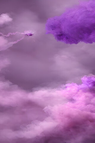 Purple and Pink Smoke