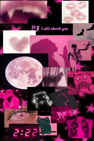 Spooky Pink Collage 🌙💖