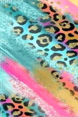 Wild and Colorful Leopard Print 🌈🐆