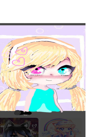 Cute Anime Girl with Colorful Eyes 🌈✨