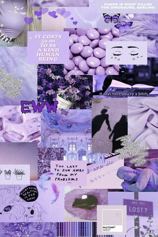 Purple Vibes Collage 🌌💜