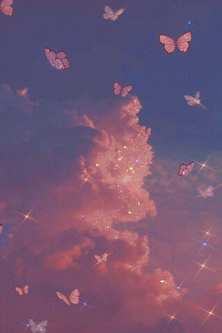 Dreamy Butterfly Sky 🌸..