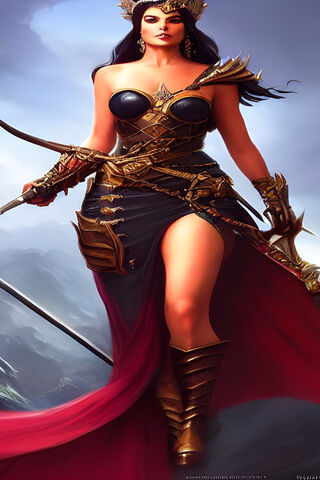 Fierce Warrior Queen 🌟⚔️