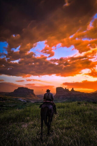 Sunset Ride in the Wild..