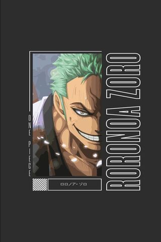 Zoro's Fierce Smile ⚔️🌊
