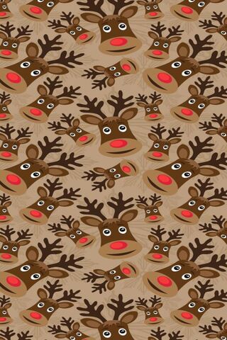 Festive Reindeer Pattern 🎄🦌