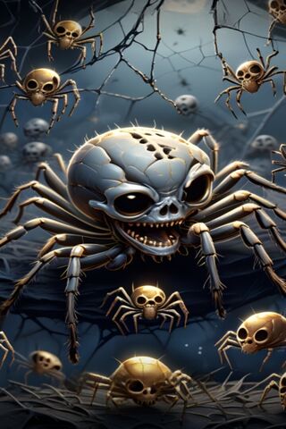 Spooky Skeleton Spider ..