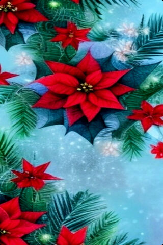 Festive Poinsettia Wonderland 🎄✨