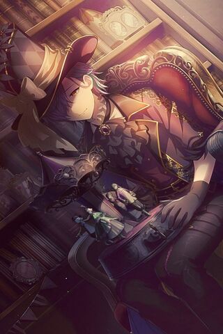 Enigmatic Magician in a Mystical Library 🎩✨