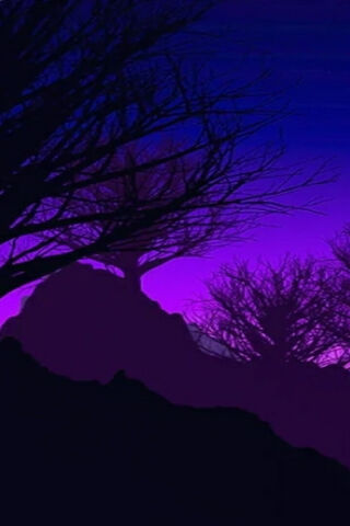 Enchanted Twilight 🌌🌳