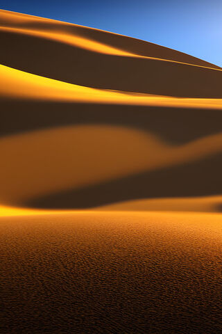 Golden Dunes at Sunset