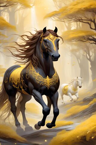 Majestic Equine Duo in ..