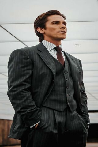 Dapper Elegance in a Pinstripe Suit ✨