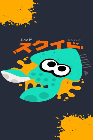 Splatoon Squid Character 🎮💙