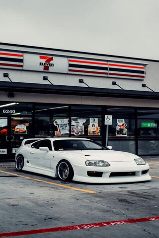 Iconic Ride at 7-Eleven 🚗✨