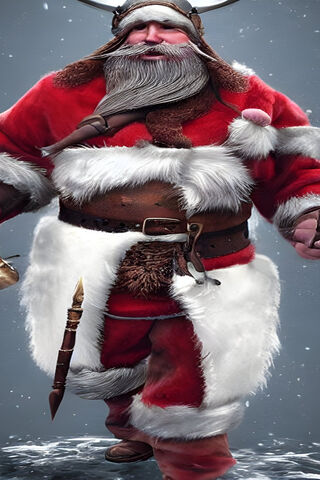 Jolly Winter Warrior 🎅❄️