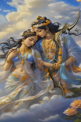 Divine Love: Radha and Krishna 🌸✨