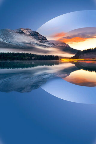 Serene Reflections at Dusk 🌅🏞️