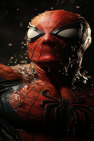 Spidey in Action! 🕷️💦