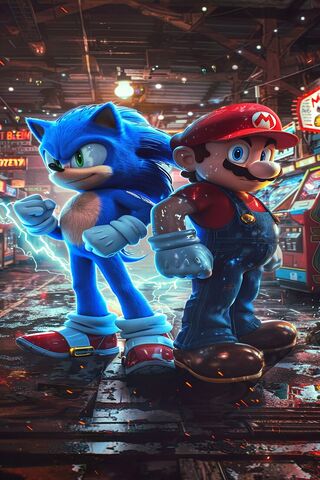 Epic Showdown: Sonic vs. Mario ⚡️🎮