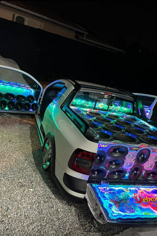 🎶 Neon Beats on Wheels..