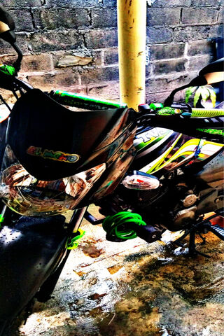 Sleek Ride in the Shado..
