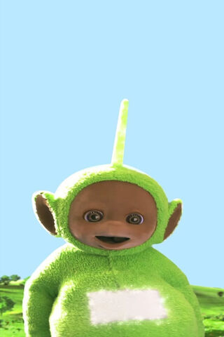 Cheerful Teletubby in the Sun 🌞